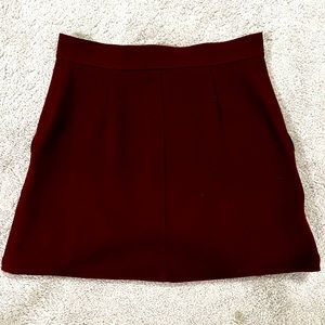 Burgundy FRNCH‎ mini skirt